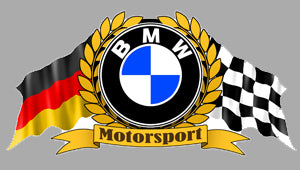 LOGO BMW DRAPEAU BA044