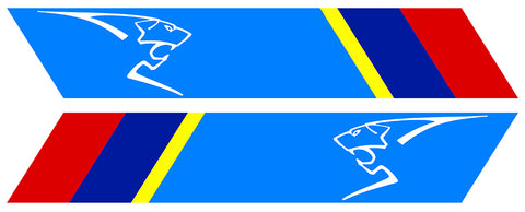 2 BANDES PEUGEOT 25cm BB013