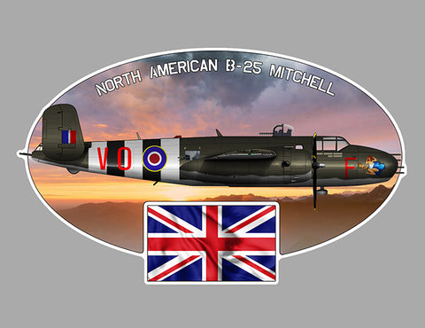 B25 RAF BOMBER BB222