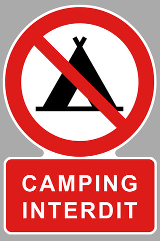 CAMPING INTERDIT CAM229