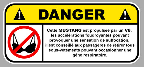DANGER V8 MUSTANG DA164