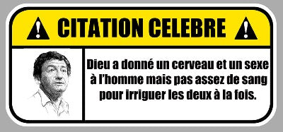 CITATION HUMOUR DB123