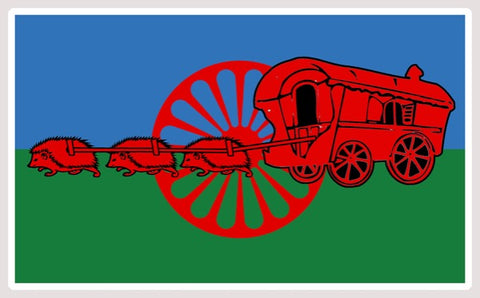 DRAPEAU GENS DU VOYAGE DZ009