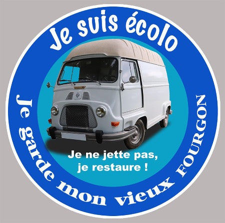 JE SUIS ECOLO FOURGON EZ006