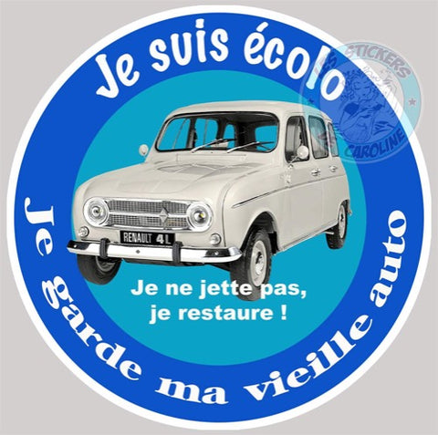 JE SUIS ECOLO 4L EZ009