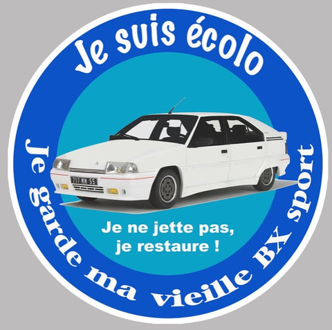 JE SUIS ECOLO BX SPORT EZ022