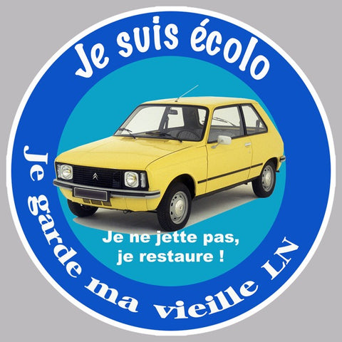 JE SUIS ECOLO LNA LN EZ032