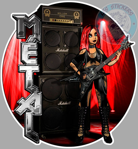 PINUP MUSIQUE METAL ROCK MC160