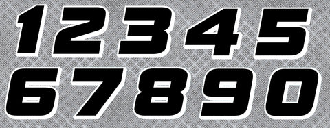 NUMERO NOIR MOTO NU002NB