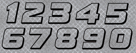 NUMERO MOTO CROSS NU002NT