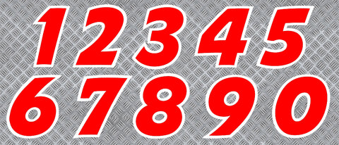 NUMERO COURSE MOTO NU013-3