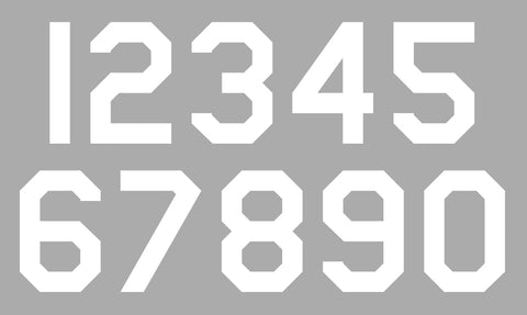 NUMERO MOTO CROSS NU018Blanc