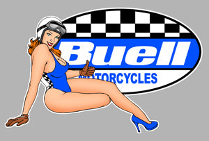 PINUP LOGO BUELL PA383