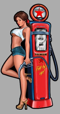 PINUP GARAGE GASOLINE PC025