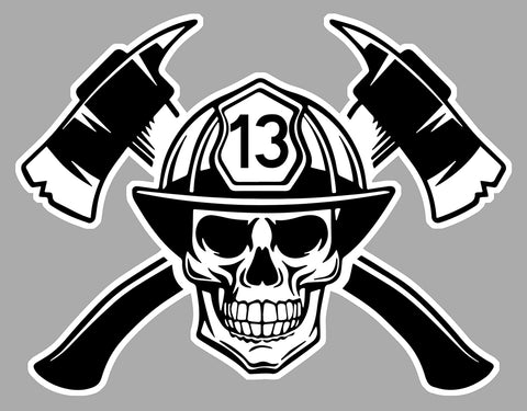 POMPIERS USA SKULL PD168
