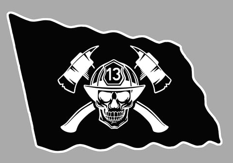 POMPIERS USA SKULL PD169