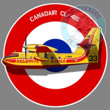 LOT 15 STICKERS 9cm DE CANADAIR MONDIALS