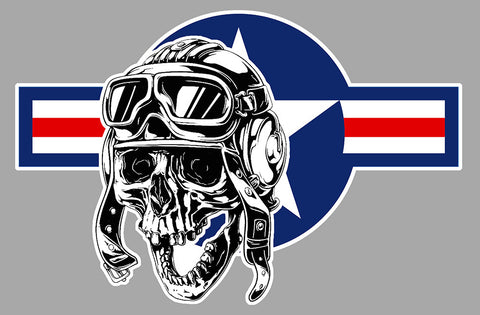 TETE DE MORT SKULL USA SC018