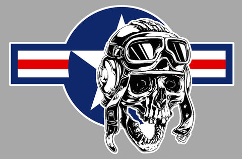 TETE DE MORT SKULL USA SC019