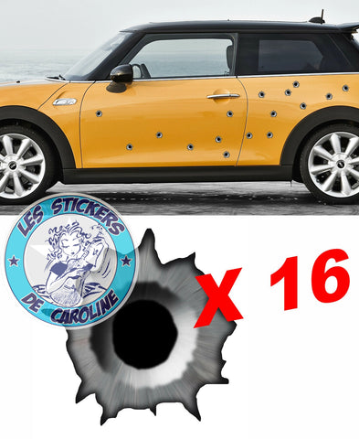 16 IMPACTS DE BALLES TA192