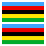 2 X ARC EN CIEL VELO VL003