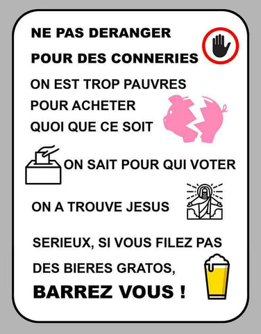 NE PAS DERANGER NA046-4