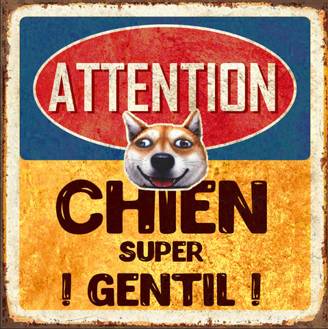 ATTENTION CHIEN GENTIL CB069