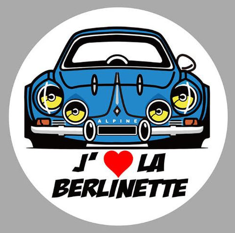 J'aime la berlinette JA096