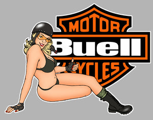 PINUP LOGO BUELL PA381